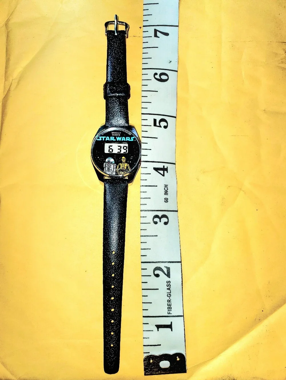 Vintage 1980 Star Wars Bradley Quartz Digital LCD Watch R2-D2 C-3PO Works Great!